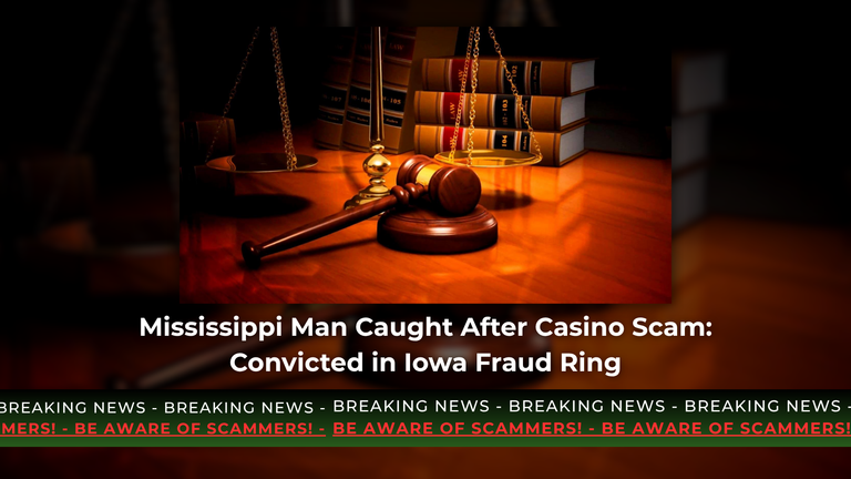 Mississippi Man Caught After Casino Scam | By CGSG