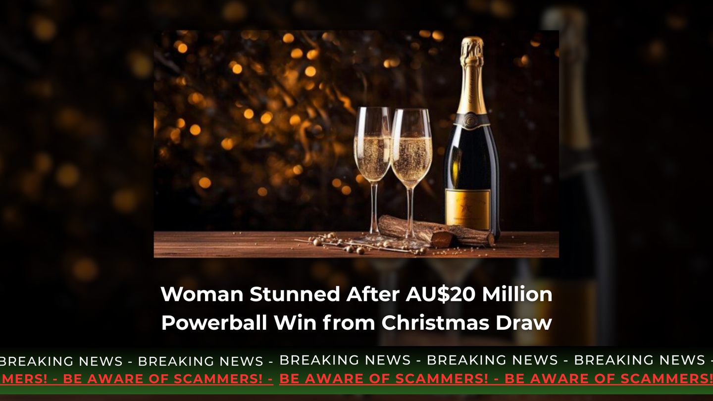 Woman Stunned After AU$20 Million Powerball Win from Christmas Draw