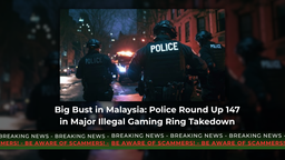 Big Bust in Malaysia: Police Round Up 147 in Major Illegal Gaming Ring Takedown | By CGSG