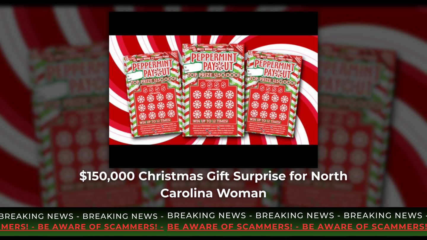 $150,000 Christmas Gift Surprise for North Carolina Woman